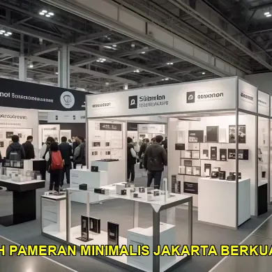 booth pameran minimalis jakarta berkualitas